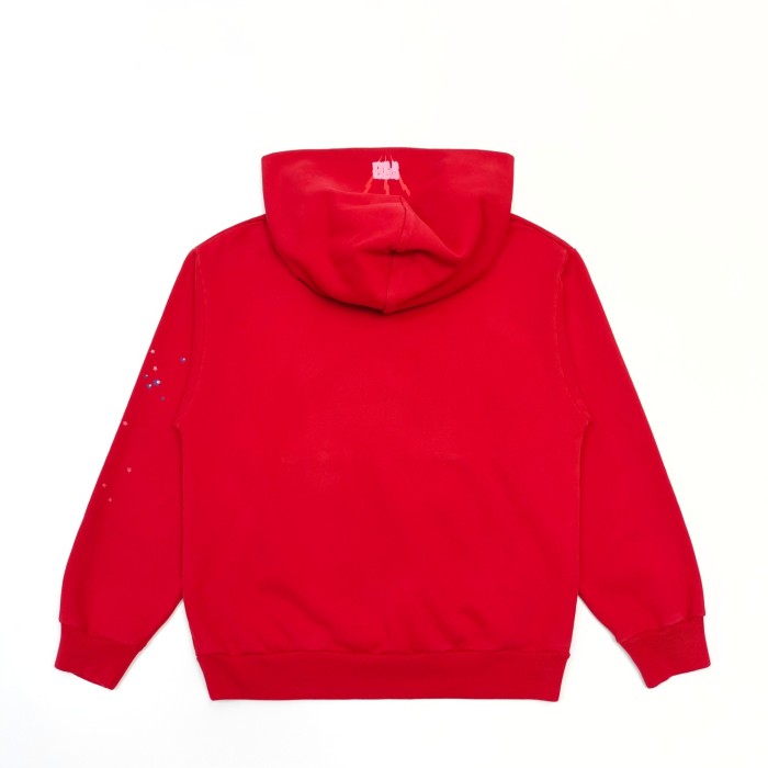 1:1 quality version Red 555 Spiderweb Foam Monogrammed Hoodie & Pants Set