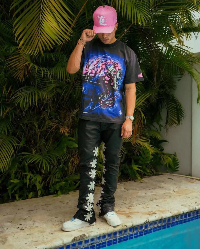 1:1 quality version Brain Helmet STAR Energy Wash Version Tee