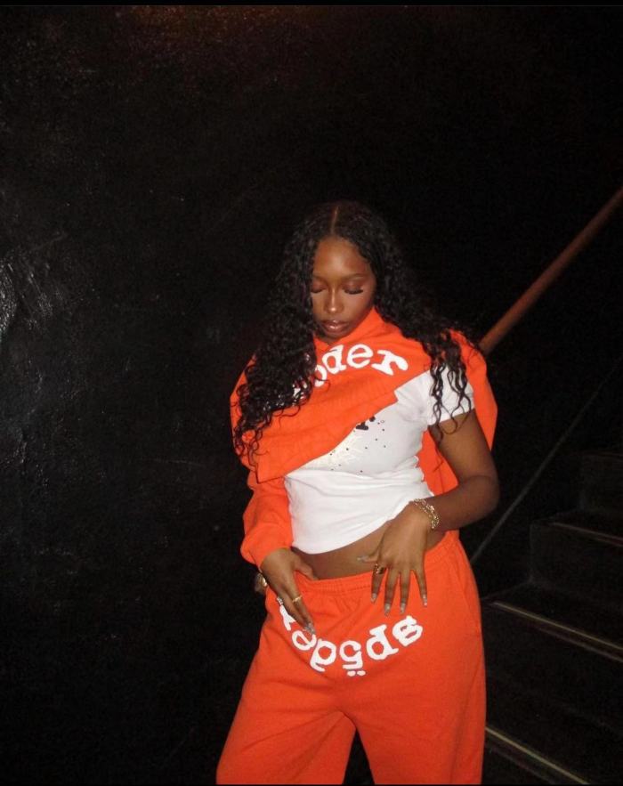 1:1 quality version Orange Legacy Hoodie & Pants Set