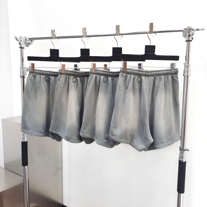 1:1 quality version Green and Black Fire Gray Shorts with NFC tag