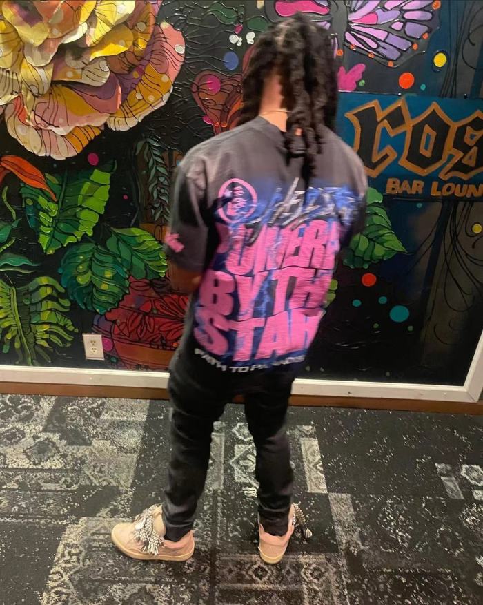 1:1 quality version Brain Helmet STAR Energy Wash Version Tee