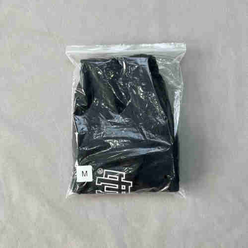 1:1 quality version Basic black and white embroidered logo shorts