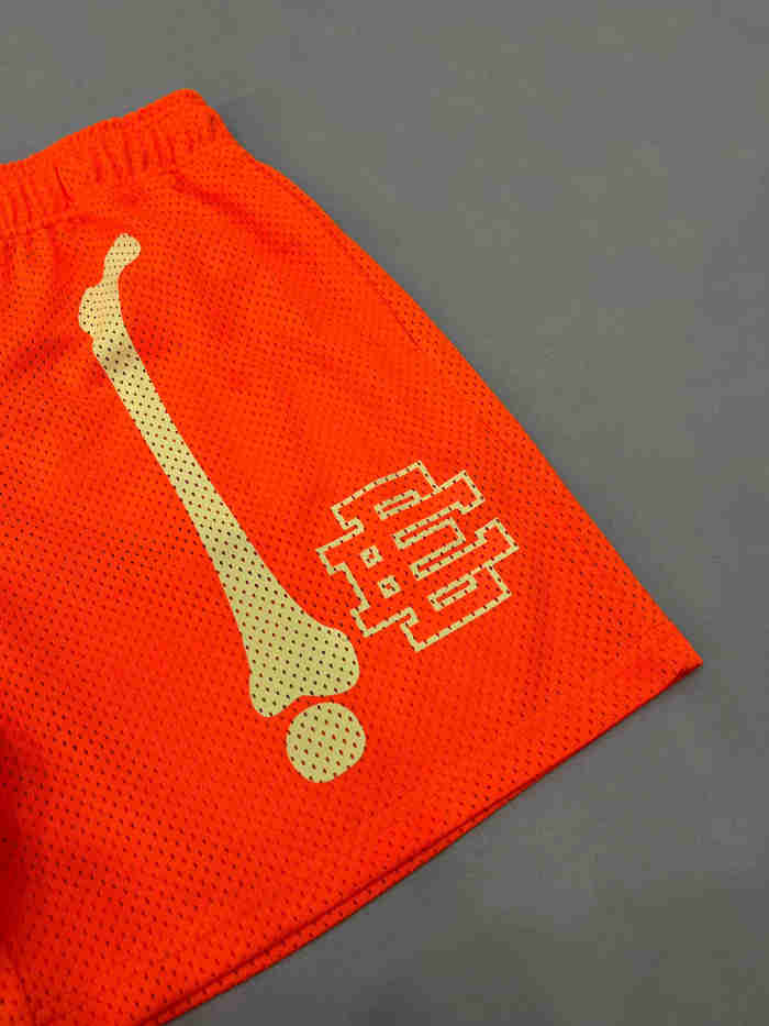 1:1 quality version Leg Bone Print Logo Shorts 3 colors