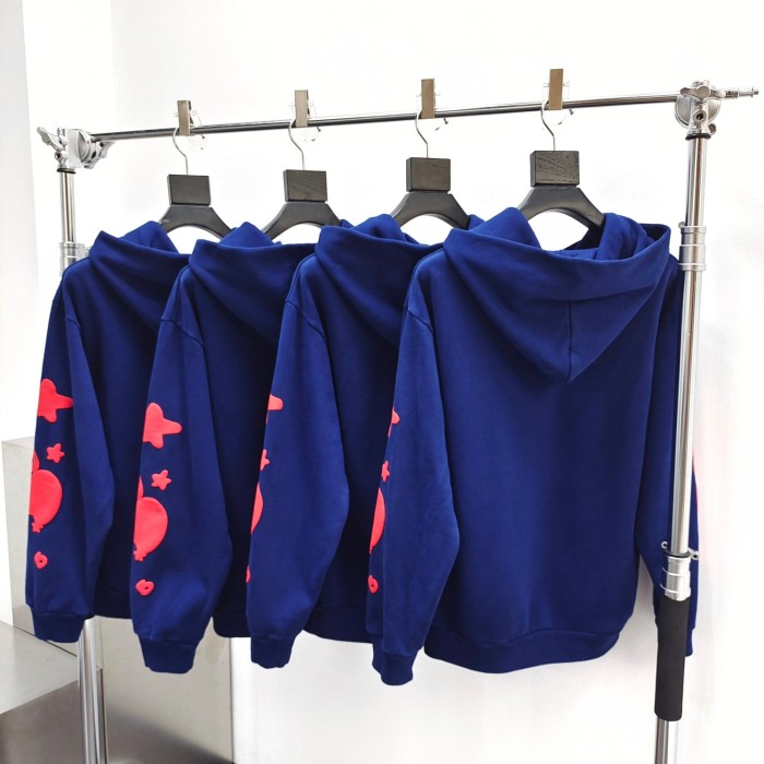 1:1 quality version SP Big Star Foam Print Hoodie & Pants Set 2 colors