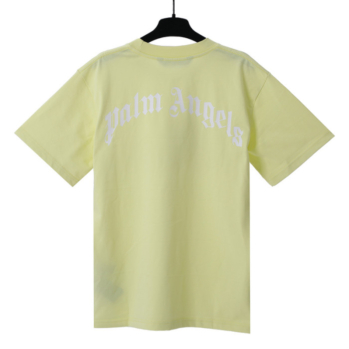 Cartoon Broken Bear Back Large Letter Print tee 7 colors