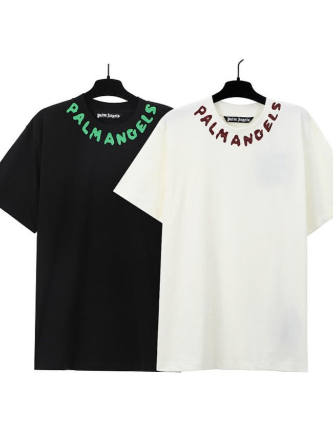 Logo Printed Neckline tee 2 colors