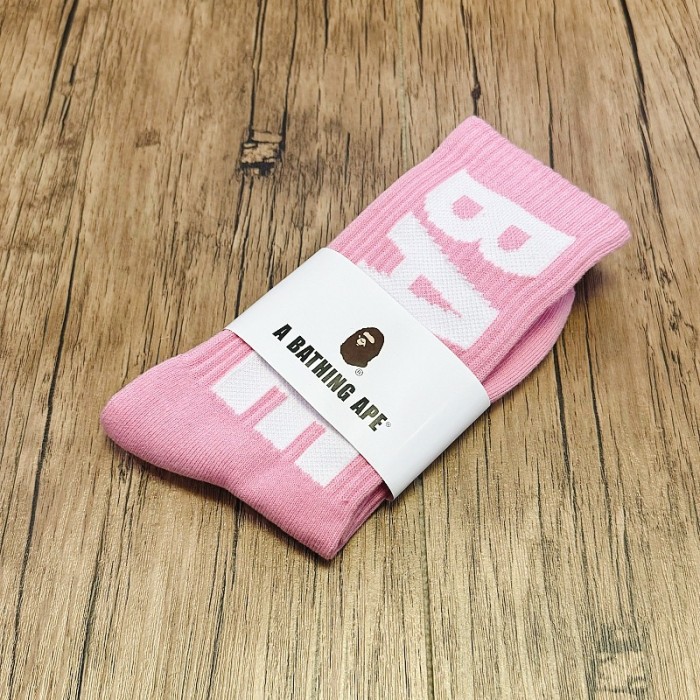 Towel Bottom Large Letter Sports Cotton Socks 6 colors