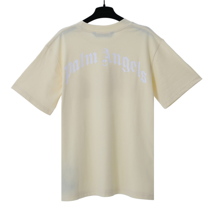 Cartoon Broken Bear Back Large Letter Print tee 7 colors