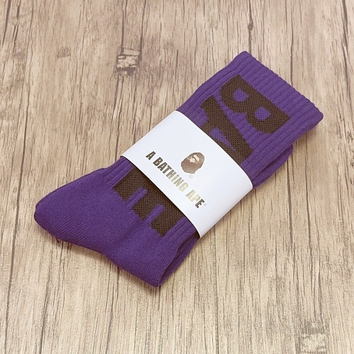 Towel Bottom Large Letter Sports Cotton Socks 6 colors