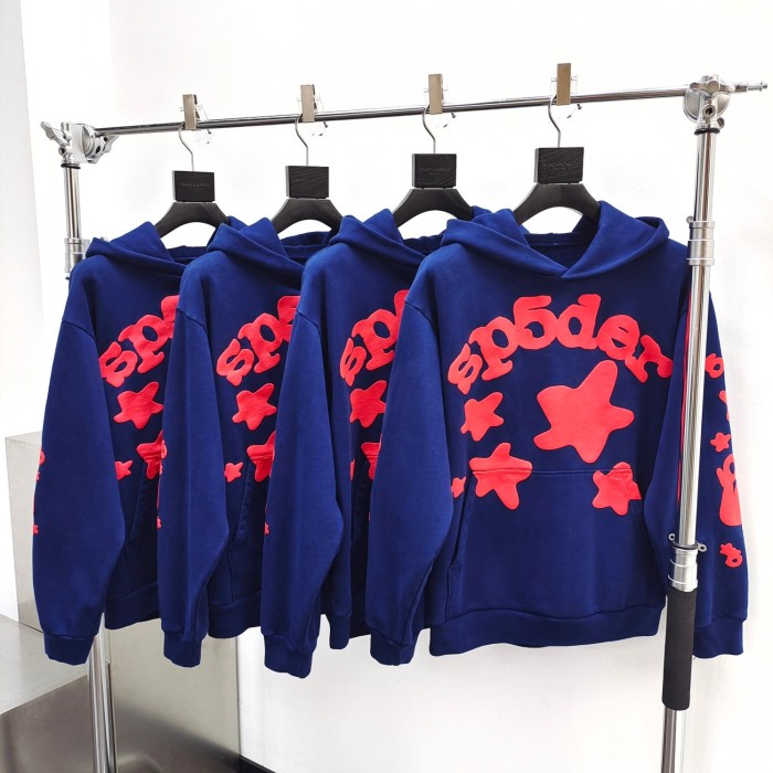 1:1 quality version SP Big Star Foam Print Hoodie & Pants Set 2 colors