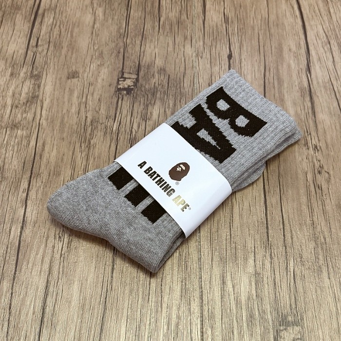 Towel Bottom Large Letter Sports Cotton Socks 6 colors