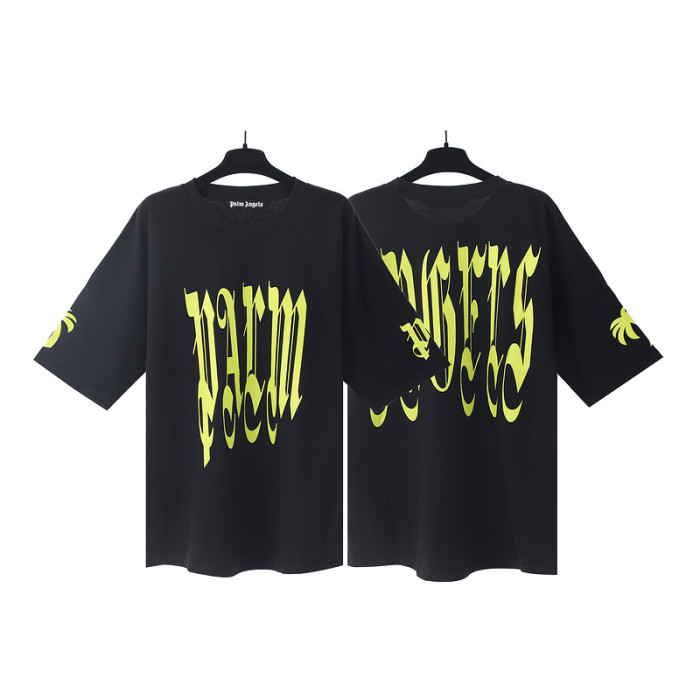Reversible Gothic Letter Print tee 2 colors