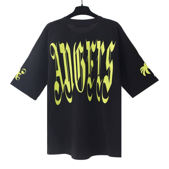 Reversible Gothic Letter Print tee 2 colors