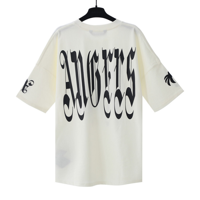 Reversible Gothic Letter Print tee 2 colors