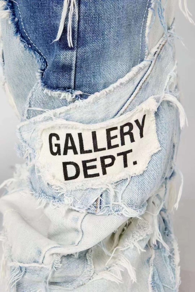 1:1 quality version Leg Patch Spliced Micro Jeans
