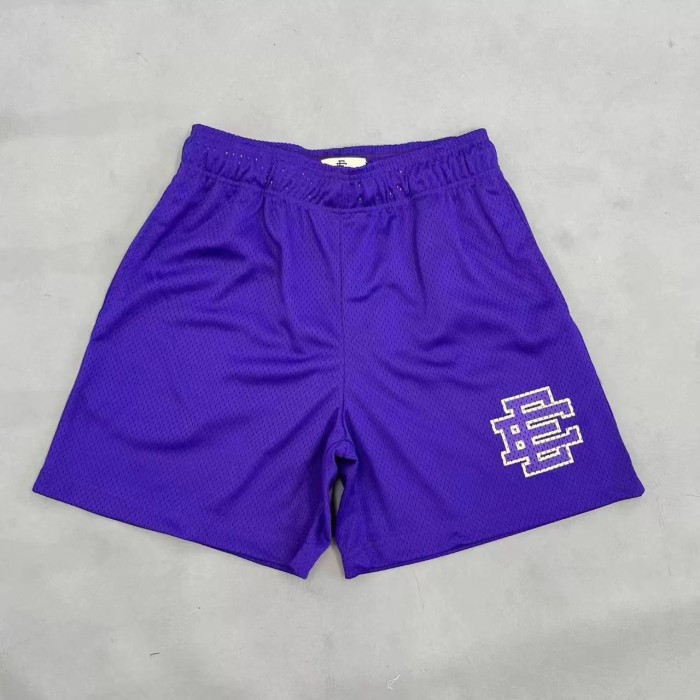 1:1 quality version Wrap-around two-color logo mesh breathable shorts 7 colors