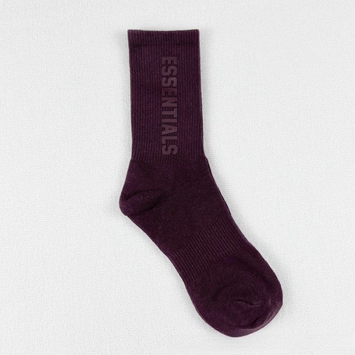 Hot stamped monogrammed sports socks 6 colors