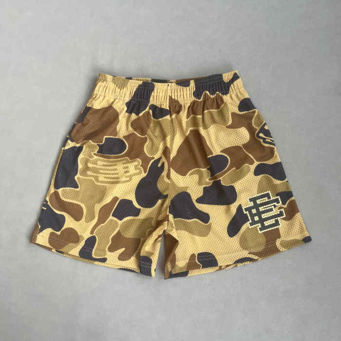 [50% Off]Eric Emanuel 1:1 quality version Camouflage Style Mesh Quick Dry Athletic Shorts 3 colors
