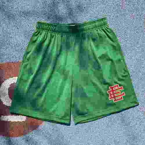 1:1 quality version EE logo print mesh breathable beach shorts 7 colors