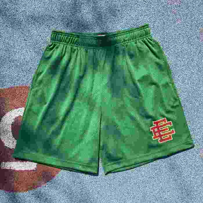 1:1 quality version EE logo print mesh breathable beach shorts 7 colors