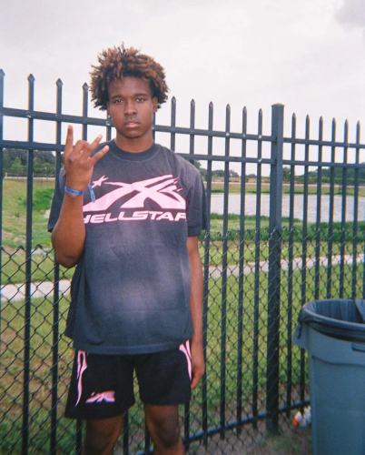 1:1 quality version Fluorescent pink logo washed version tee with NFC tag