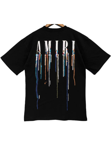 Flow Paint Letter Print Tee