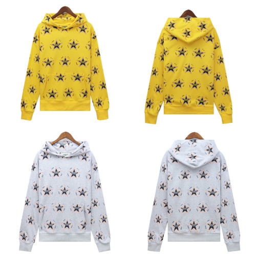 All-over Printed Star Letter Hoodie & Pants 4 colors