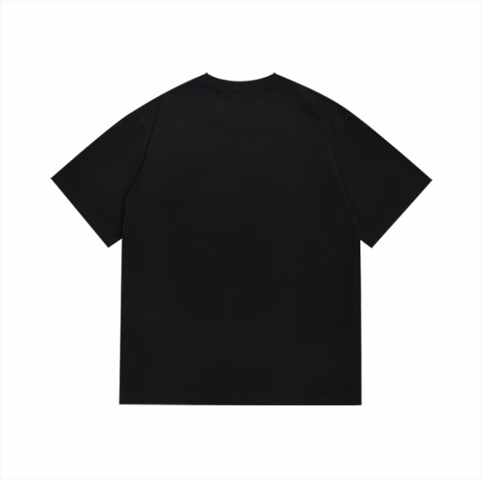 Plaid Small ape man head pattern letter Tee 2 colors