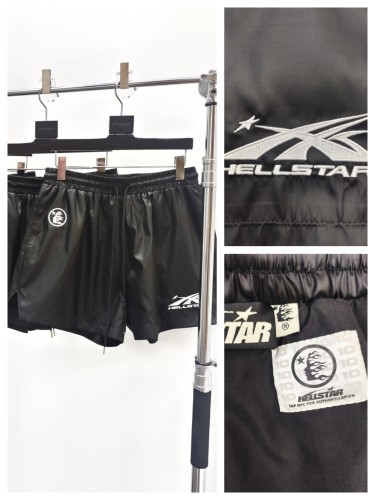 1:1 quality version White logo embroidered shorts with NFC tag