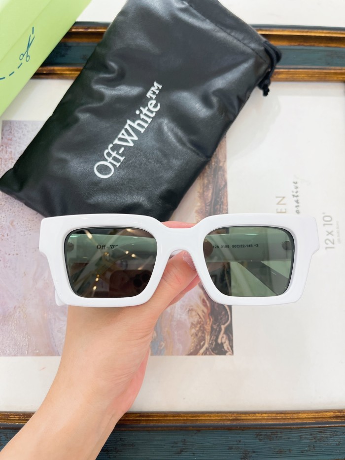 1:1 quality version Vintage Chunky Frame Classic Logo Wide Rim Sunglasses 7 colors
