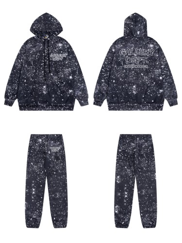 Double sided Ink Splash Hoodie & Pants Set