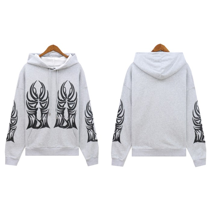 Abstract Large Print Hoodie 3 colors