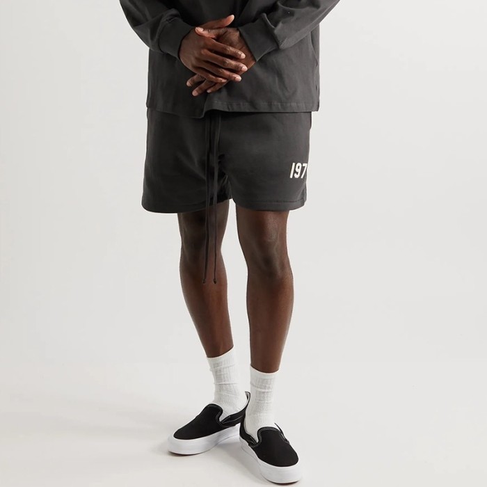 [Big & Tall for weights up to 220 lbs]1:1 quality version 1977 Flocked Printed Shorts 4 colors