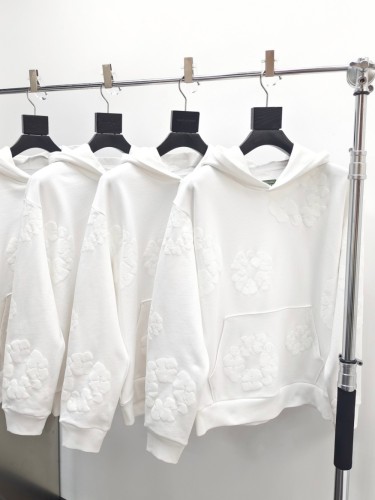 1:1 quality version MONO All White Kapok Kapok Hoodie & Sweatpants Set
