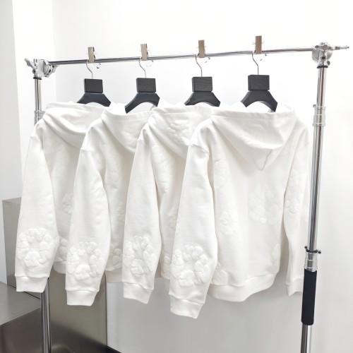 1:1 quality version MONO All White Kapok Kapok Hoodie & Sweatpants Set