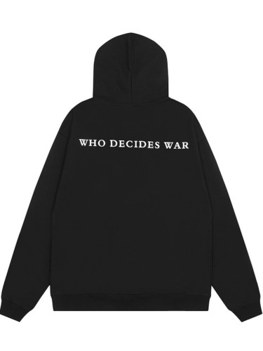 Abstract Painting White Letter Print Hoodie