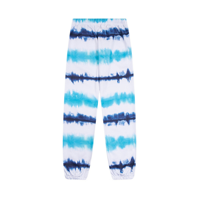 Water Wave Stripe Tie-Dye Gradient Hoodie & Pants Set