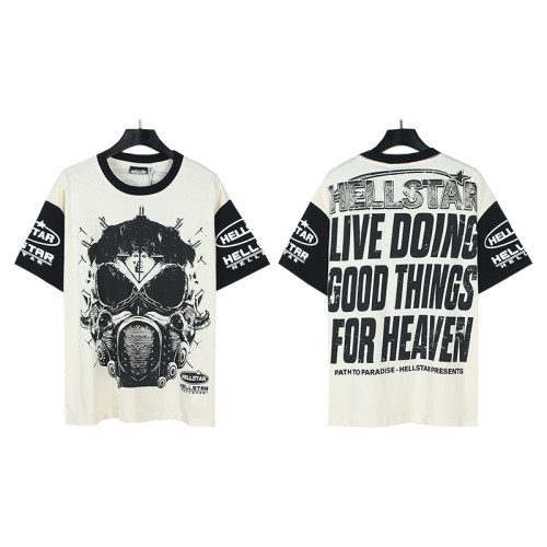 Sleeve Colorblocking Biochemistry Printed Tee & Shorts Set