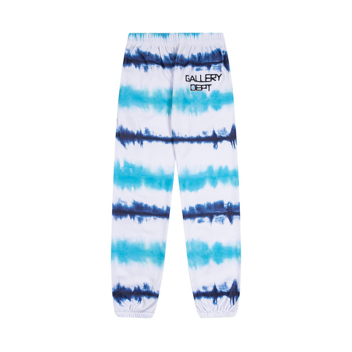 Water Wave Stripe Tie-Dye Gradient Hoodie & Pants Set