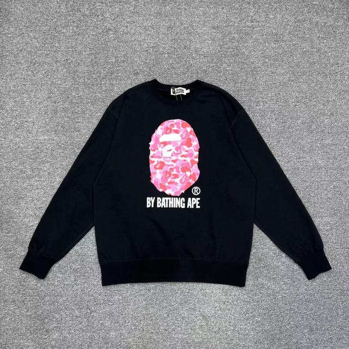 [50% Off]A Bathing Ape Bape 1:1 quality version ABC Camouflage Ape Big Head Letter Print Sweatshirt 3 colors 26968217