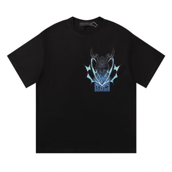 1:1 quality version Demon Heart Bullet Print Tee
