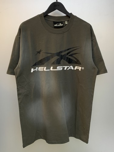 Mottled Lettering Black and White Logo Washed Version Tee