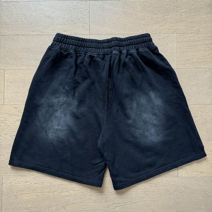08 Letter Logo Print Washed Shorts Version shorts