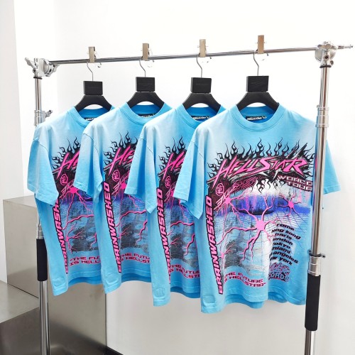 1:1 quality version Neuron Brainwave Printed Washed Version Tee with NFC tag