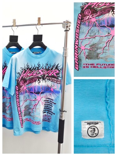 1:1 quality version Neuron Brainwave Printed Washed Version Tee with NFC tag