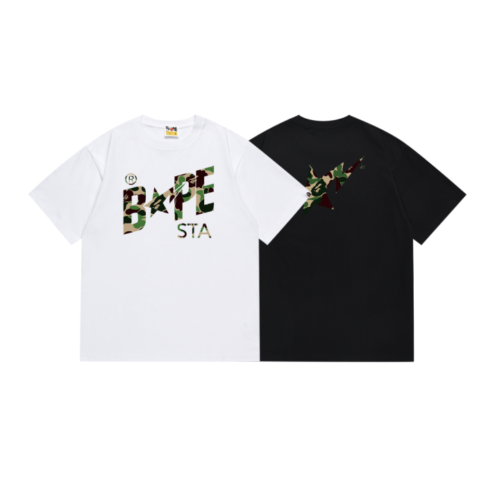 STA Camouflage Lightning Star Letter Tee 6 colors