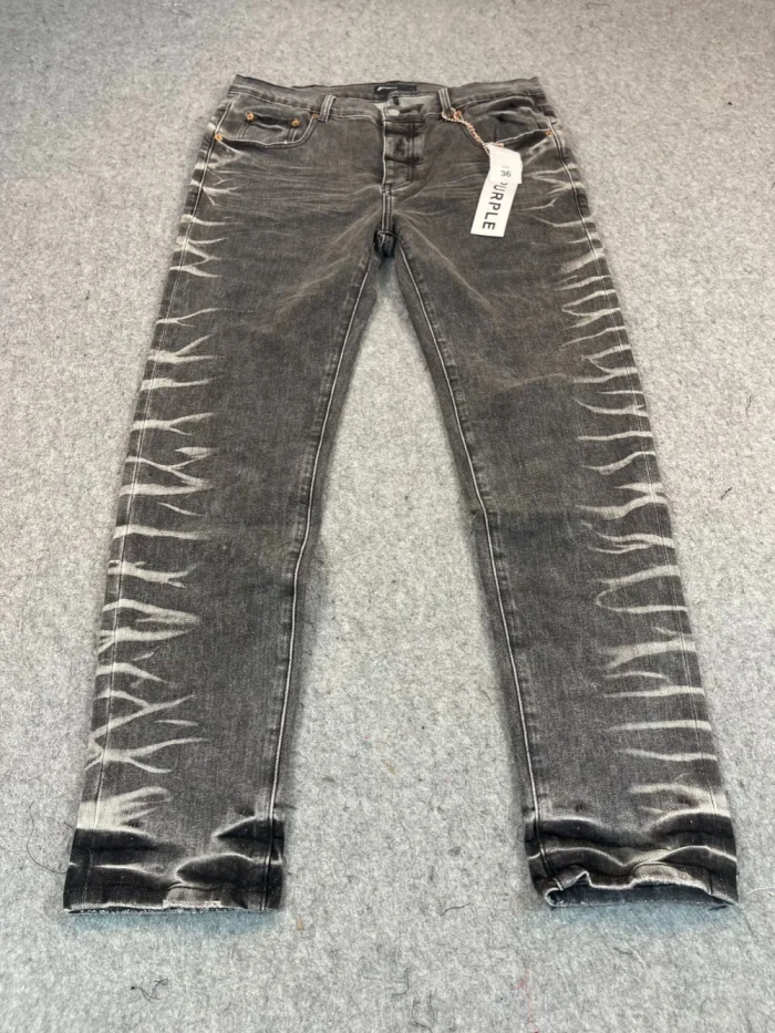 [buy more save more]1:1 quality version Street Trend Side Stripe Wash Jeans