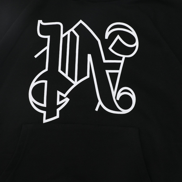 Front PA Large Letter Print Hoodie
