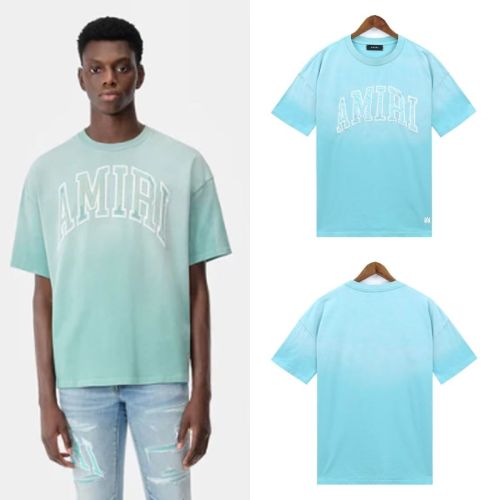 Patch embroidered logo washed version tee 4 colors