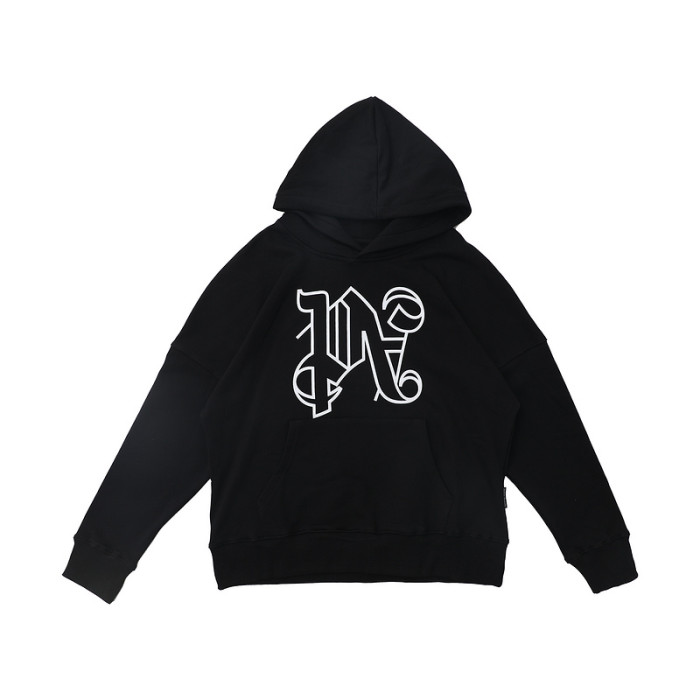 Front PA Large Letter Print Hoodie